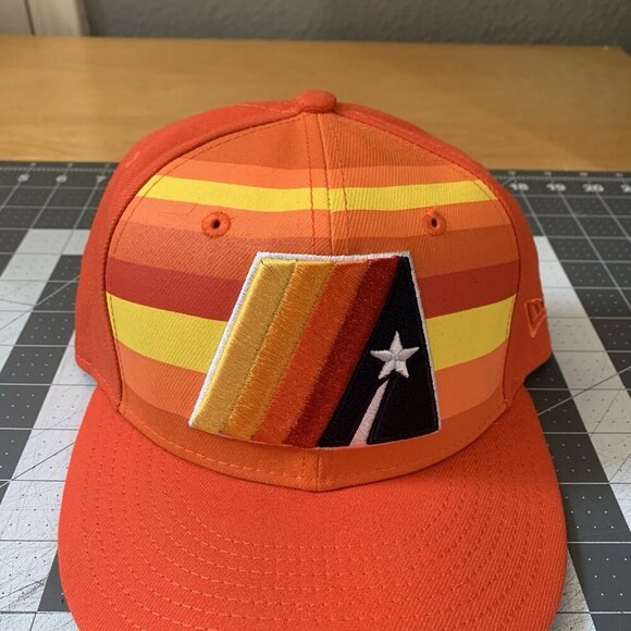 New Era Hat Mens 7 Club Launch Pack Hatclub x Houston Astros Prototype Logo Cap - Picture 3 of 9